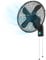 Cecotec Ventilador de Pared EnergySilence 4500 Power Wall Black. 50W, Diámetro de 45cm, 4 Aspas Aerodinámicas, Interruptor por Cadena, 3 Velocidades, Incluye elementos de montaje