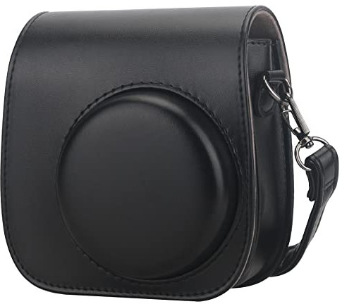 Frankmate Protective Case Compatible with Fujifilm Instax Mini 12 11 9 8 Instant Film Camera with Accessory Pocket and Adjustable Strap