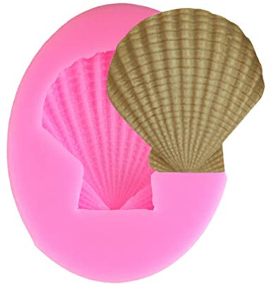 Fondant Moules 4 Pièces Bricolage Coquille Saint-Jacques Perle Thème Marin Marine Modélisation Marine Moule En Silicone Main Sucre Flipping Cake Flipping Tool