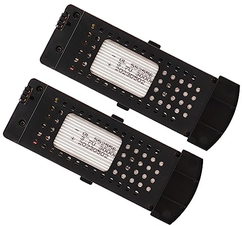 2PCS Drohne Batterie 3,7 V 3000 mAh Lithium Akku Ladeschutz Tragbare RC Batterie Ersatz mit 3 in 1 Kabel S6 G6 Drohne RC Flugzeug