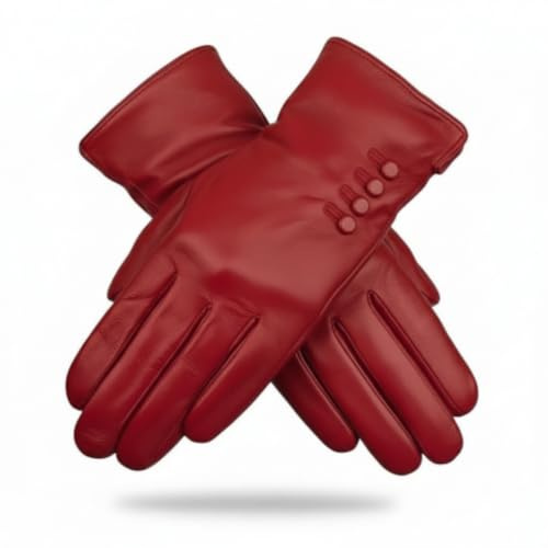 Damen Echtes Weiches Leder Handschuhe Vollständig Gefüttert Geschenk Verpackt