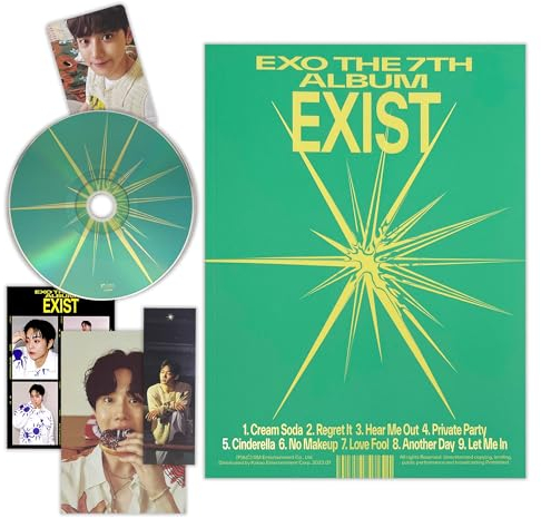 SM Entertainment - EXO - 7th Album [EXIST] (O Ver.) - Displayalbum - Grn - 112 Seiten - CD, Photo, Fan-Artikel - EXO-Fans