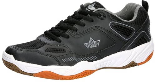 Lico Herren Hallenschuh Sportschuh Sprint Indoor, schwarz/grau, 40 EU