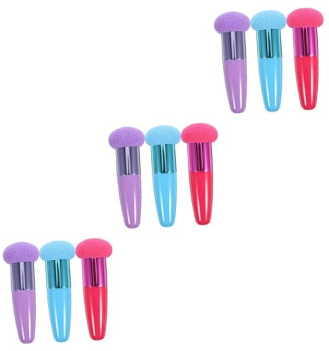 Housoutil 3er-set Make-up-pinsel-set Pilzschwamm Kunsthaar 10 5 Cm Für Foundation 3 Stück * 3