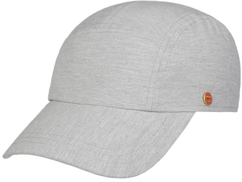 Mayser Riccardo Gomera Cap mit UV-Schutz Basecap Baseballcap Sonnencap Damen/Herren - Made in The EU Schirm, Hinten geschlossen Sommer Frühling-Sommer - 61 cm grau