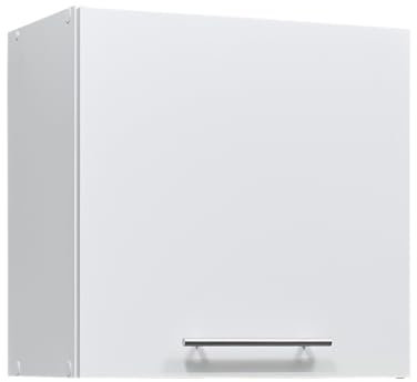 möbelando Eddy Moderner Hängeschrank Küche in Weiß matt - Geräumiger Küchenschrank mit viel Stauraum - 50 x 50 x 31 cm (B/H/T)