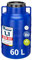 Garronda 60 Liter Weithalsfass aus BPA-freiem Futtertonne Fass Universalfass Lebensmittel Fass Regenfass für Garten Regentonne mit Deckel Regenwassertonne für Garten Wassertonne GD-0078, Blau