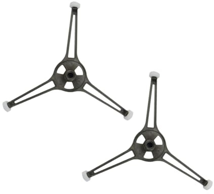 Amosfun 2pièce Support Plateau Tournant Verre Micro-ondes Lot De Remplacement Plateau Pour Micro-ondes Domestiques