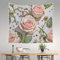 PMQAGNKSMQ Tapestry for Living Room Wall Tapestry Aesthetic Tapestries for Bedroom Blush Pink Rose Gold Tapestrys Home Wall Decoration Blanket Wall Art Banner Poster for Dorm (51 X 60)