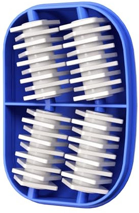 Masseur Anti-Cellulite Cellublue - Rouleau Palper Rouler Manuel à 4 Rouleaux & 144 Picots - Élimine Cellulite et Peau d'Orange - Drainage & Lissage Rapide en 21 Jours - Efficace tout le corps