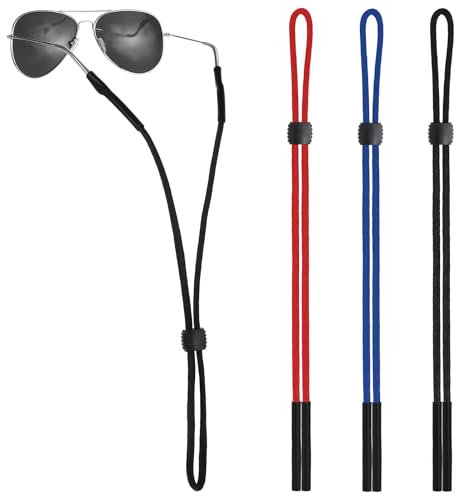Ymapinc 3 Stück Sport Brillenband Herren Weiche Brillenkette Damen Einfügen Rutschfest Sonnenbrillen Band Schlüsselband für Lesebrille Sonnenbrille Sportbrille
