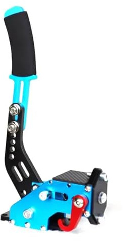 ATUMY Handbremse für Logitech T248P Lenkrad für Spielen von PC PS4 PS5 Konsole Rennspiel Simracing Adapter MOD(Blue handbrake 2)