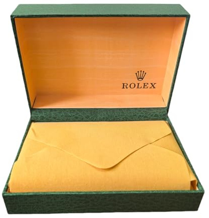 ROUHO Flache Uhrenbox Organizer Grün Kunstleder Schubladeneinsatz für Rolex Oyster Perpetual 41