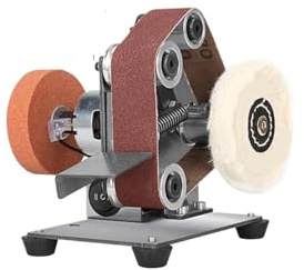 Bandschleifer, Mini-Elektro-Bandschleifer DIY Polierschleifmaschine Cutter Kantenschärfer Multifunktionsschleifer Elektrowerkzeug