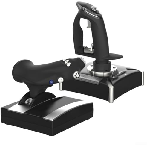 10 pour PC pour PS4 pour manette de vol Xbox avec forme ergonomique et entrée réactive pour des manœuvres précises dans les simulateurs de vol