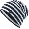 Sterntaler OCS Beanie Streifen - Lässige Slouch Beanie Mütze aus Singlejersey (Bio) mit maritimen Streifen - Unisex Kopfbedeckung - variabel tragbar - Baby und Kinder Übergangsmütze - marine, Größe 47