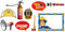 amscan- Fireman Sam Accesorios para Fotos con Sombrero y Hacha de Bombero (9 Piezas) – 1 Paquete, Color rosso (10119844)