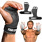 JerkFit Raw Grips 3.0, 2-Finger Gymnastikgriffe aus Leder - Klimmzuggriffe zum Schutz der Hände - Handgriffe für Gymnastikstangen, Handflächenschutz für Sportler zur Vermeidung von Rissen und Blasen