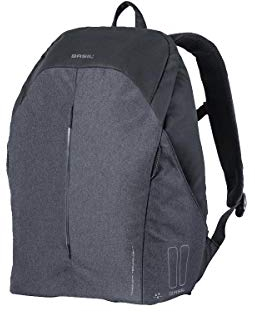 Basil Unisex – Erwachsene B-safe Nordlicht Fahrradrucksack, Schwarz, Einheitsgröße