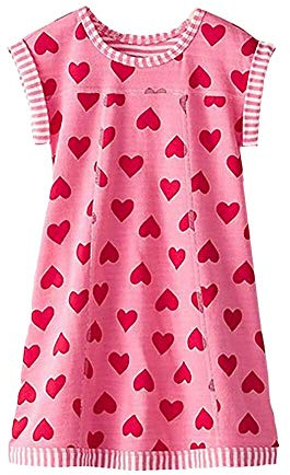 VIKITA Kleider Mädchen Kurzarm Kleid Baumwolle Bunt Print Stickerei Sommer Kleidung Gr.86-128