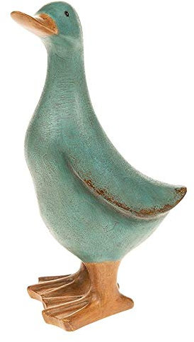 David's Aqua Duck Medium Ornament