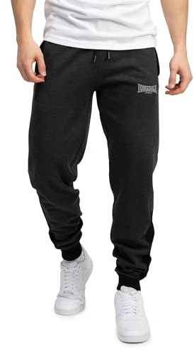 Lonsdale London Heckfield Men Tracksuit Trousers Anthracite 3XL, 60% Cotton, 40% Polyester, Relaxed