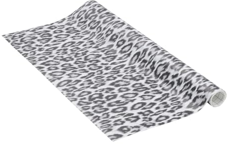 Venilia Pellicola adesiva, Motivo leopardato stampa animale, 45cm x 1,5m, Spessore 95μ, Pellicola autoadesiva per mobili o cucina, carta da parati, PVC senza ftalati, Prodotto in UE