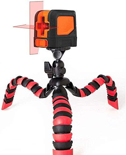 TronicXL Baustativ Stativ Tripod Lasernivelliergerät Kreuzlinienlaser Laserwasserwaage Rotationslaser Kreuzlinienlaser Baustellenlaser Kreuzlaser passend für Bosch Dewalt Makita Einhell Baulaser