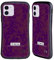 Head Case Designs Offizielle P.D. Moreno Violett Muster Hybride Handyhülle Hülle Huelle kompatibel mit Apple iPhone 11