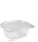 VIRSUS Vaschette ovali in Pet Scatola da 200 Vaschette 1000cc Trasparenti Con Coperchio unito. Contenitori con chiusura ermetica