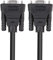 DTech DB9 RS232-Serienkabel Buchse zu Buchse Nullmodemkabel Kreuz TX/RX-Leitung für Datenkommunikation (2 m, schwarz)