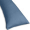 Traumreiter Bezug Seitenschläferkissen 140x40 I 40x140 und 40x145 Seitenschläferkissen Bezug 40 x 145/40 x 140 Kissenbezug 40x145 Baumwolle 97% Elastan 3% mit Reißverschluss (taubenblau (40))