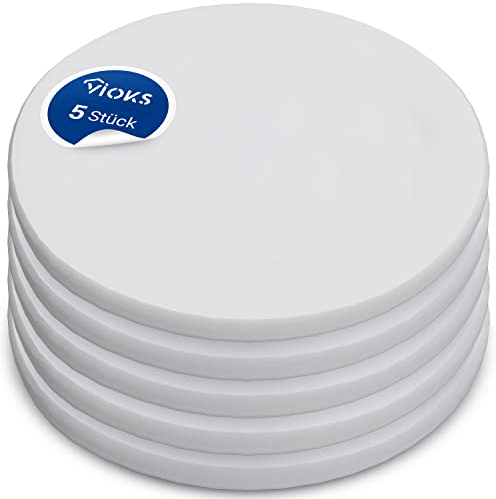 VIOKS 5х Staubsauger Filter rund 160mmØ - Vlies Filter für Staubsauger Dyson DC08 DC19 DC20 DC29 / Dyson Staubsauger Zubehör & Dyson Ersatzteile