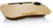 hjh OFFICE 830057 Soporte Portátil COMFILAP I 55 x 34 cm, Bandeja para Ordenador con Cojín, bambú