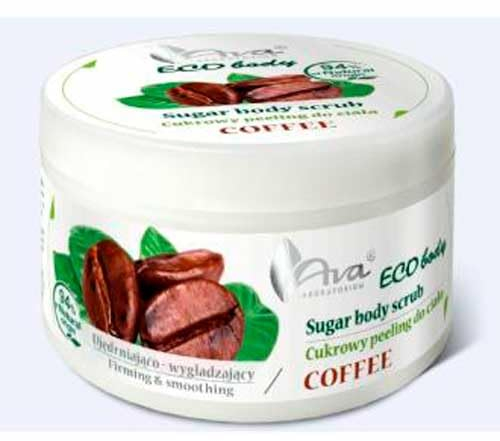 ECO Body Peeling Zucker und Kaffee, 250 g.