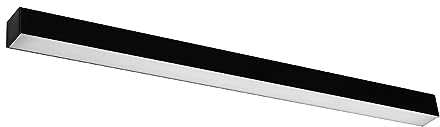 SOLLUX lighting Applikation LED da incasso integrieren Nero 95cm 3000K Integrierte LED-Einbauleuchten Schwarz 95cm 3000K