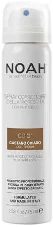 NOAH Haaransatz-Kaschierspray mit natürlichem Hellbraun, mit Vitamin B5 für einen hellen und homogenen Effekt, 75 ml