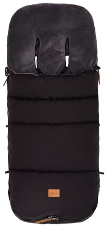 Fillikid Winterfußsack Kinley Exklusiv/Babyfußsack Winter waschbar/Warmer Fußsack für Buggy Kinderwagen Sportwagen/Kuscheliger Universal Kinderfußsack Winter/Kuschelsack Einschlagdecke