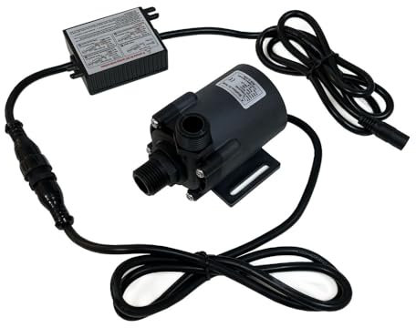 SHYSKY DC55E-24160S 24VDC Mikro bürstenlose DC-Wasserpumpe 80 W 16 m Lift 2400 LPH geräuscharm für Wasserzirkulation Druckbeaufschlagung Kühlung sys, geräuscharm, Wasserdicht