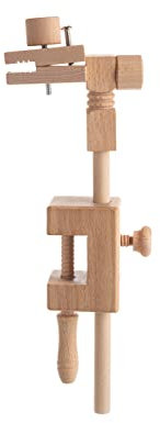 The Quilted Bear Versatile Adjustable Table Clamp - Beech Wood Embroidery Hoop & Tapestry Frame Holder for Embroidery, Quilting, Tapestry & Needlecrafts