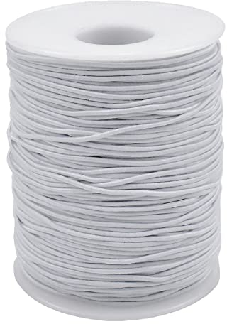 Elastic String for Bracelets Elastic Bracelet String Beading Cord for Jewelry Making Elastic Cord Jewellery Stretchy Bracelet String for Bracelets, Necklace Making, Beading and Sewing Black/White/Rainbow 1mm 109 Yards Beading String for Jewellery Making:Elastic cord are perfect for bracelets, necklaces, stone beads, pony beads, wooden beads, seed beads, gemstone beads, glass beads and other jewelry craft projects. Easy to Cut and Tie :Beading thread cord approx 100 m per roll in length,can be cut to proper length freely as you want,easy to tie knots. Strong and Elastic: Composed of 3 elastic cores in total, good elasticity and firmness, can easily restore the original length without deformation. Widely Applications: The elastic cording for brace