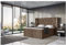 MEBLINI King Boxspringbett mit Bettkasten - Gepolstert Doppelbett mit Matratze und Topper - Polsterbett mit Stauraum - Bett mit LED Kopfteil - Stauraumbett - Manuel - 200x200 - H3/Braun Samt