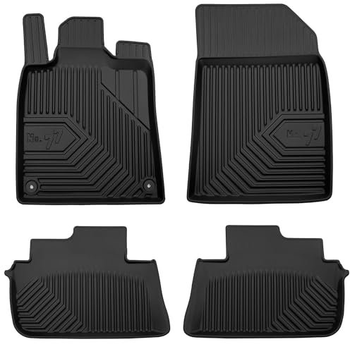 MOTOS Tapis de sol caoutchouc pour Peugeot 407 2004-2011 Améliorez Votre Confort de Voyage avec Le tapis noir antidérapant Auto No.77- tapis voiture Tous Temps pour Voiture, Protection Contre les sali