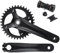 BOLANY Mountainbike-Kurbelgarnitur, hohl, integriert, MTB, rund, 104 BCD 170 mm, Kurbel, 32/34/36T, kompatibel mit Shimano, SRAM, FSA (34T)