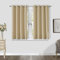 CUCRAF Gardinen mit Ösen Vorhang Blickdicht 2er Set H137 x B117 cm Thermovorhang Kälteschutz Biscotti Beige Verdunklungsvorhänge, Weich und Langlebig Schallschutz Vorhang für Schlafzimmer Wohnzimmer