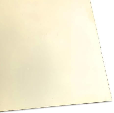 Plancha de metacrilato espejo. Lámina de acrílico reflectante (oro, 30x40 cm.)
