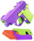 YAGE Fidget Gun Toy,Sensory Toy Fidget Slider Pistol Shape Non-Firing,Relief Reducing Plastic Carrot Knife Toy,Party Bag Fillers Fidget Toy Set Anxiety Relief Boys Girls Kids Adult Gift