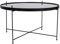 möbelando Couchtisch >Venezia< in Schwarz, Glas - 70x40x70cm (BxHxT)
