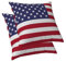 ggaimwf Amerikanische Flagge Kissenbezug USA-Flagge Kissen zum Unabhängigkeitstag Leinenquadrat Kissenbezüge Startseite Dekorativer Kissenbezug Stuhl Schlafzimmer Wohnzimmer 60x60cm 2er-Set