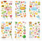 688 Stück Sommer Aufkleber für Kinder, 24 Blatt Bunte Strand Aufkleber, Pool, Ananas, Sonne, Cartoon Urlaubsaufkleber für Hawaii Partygeschenke, Urlaub, Scrapbooking, Tagebuch, Geburtstag